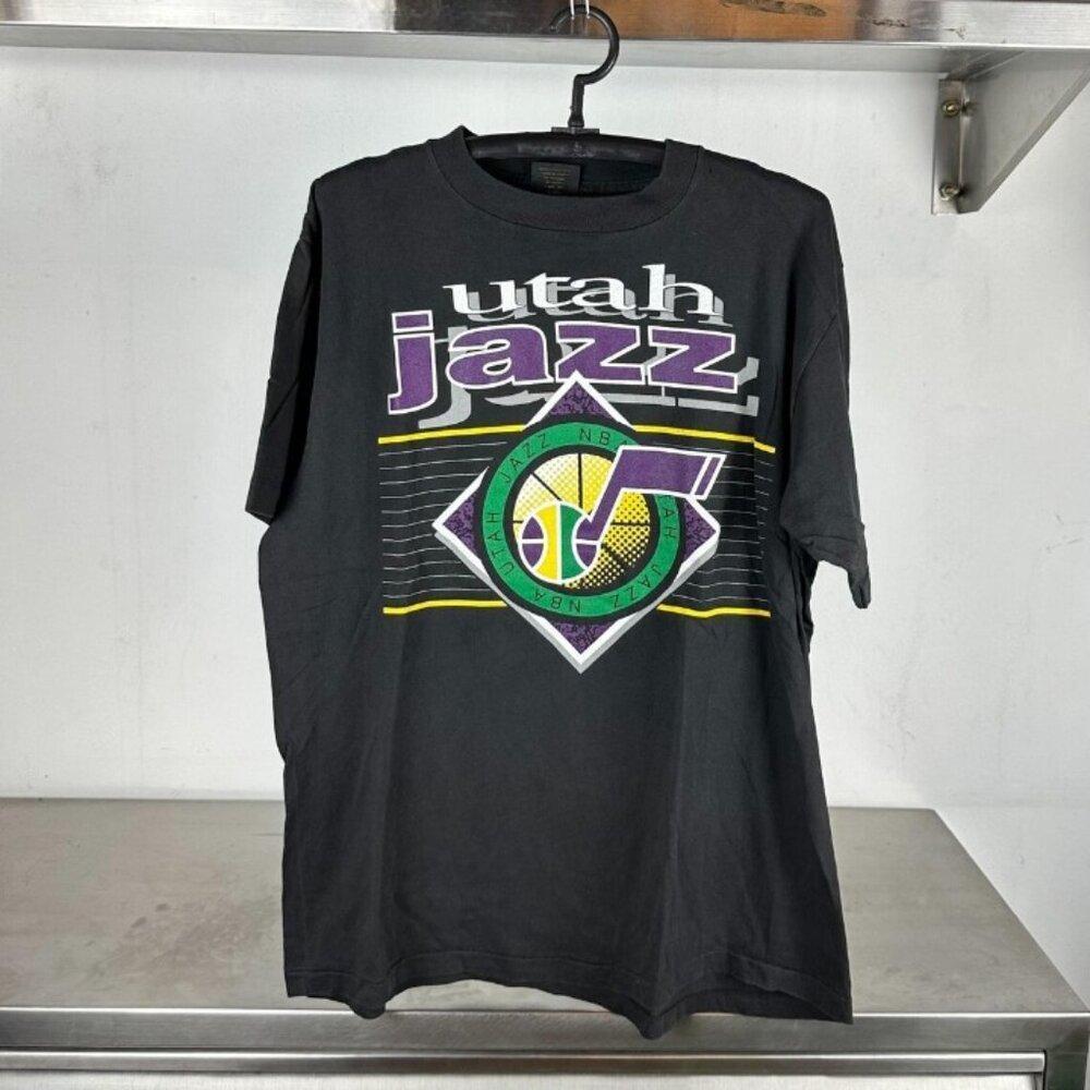 Utah Jazz Basketball Logo Nba Team Single Stitch Shirt  Mb689